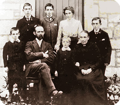 Family of Adam Pringle BURRELL and Agnes COWAN