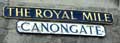 Canongate sign