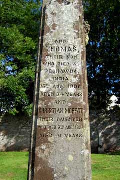 Moffat headstone