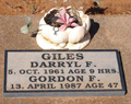 Darryl GILES headstone