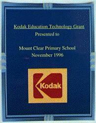 Kodak certificate